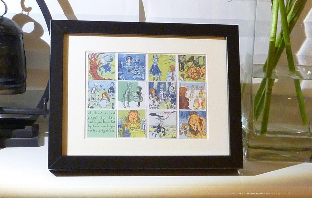 Custom Made Personalized Art. Limited Edition Wizard Of Oz Framed (8x10 Inch) on Luulla